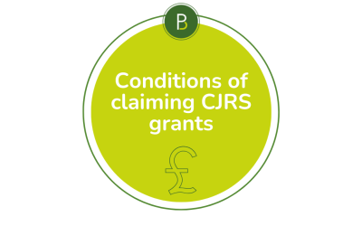 Conditions of claiming CJRS grants