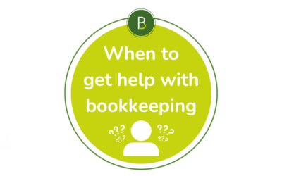 When to get help with bookkeeping