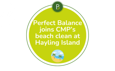 Perfect Balance joins CMP’s beach clean at Hayling Island